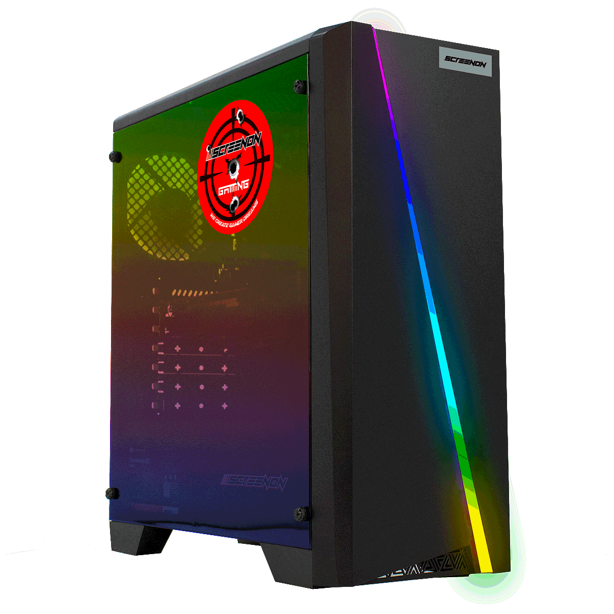 ScreenON Game Computer / Gaming PC Ryzen 5 1TB M.2 SSD 16GB RA