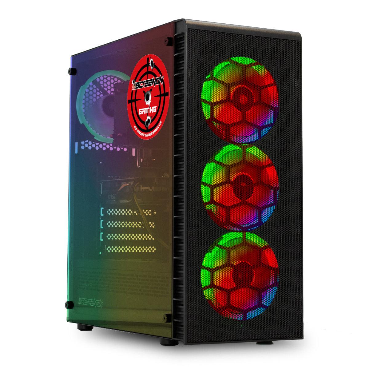 ScreenON - Ryzen 5 - 960GB M.2 SSD + 3TB HDD - RTX 3050 - GamePC.X3851