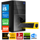 Intel Compleet PC + Muis & Toetsenbord | Intel Core i5 | 16 GB DDR4 | 500 GB SSD - NVMe | RTX 3050 | Windows 11 Pro + WiFi & Bluetooth