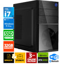 Intel Compleet PC | Intel Core i7 | 32 GB DDR4 | 1 TB SSD | RTX 3050 | Windows 11 Pro + WiFi & Bluetooth