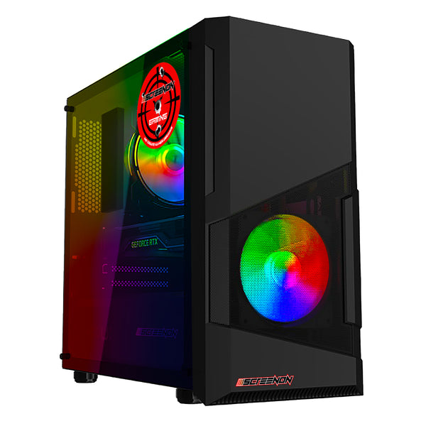 ScreenON - Game Computer / Gaming PC - Ryzen 5 - 1TB M.2 SSD - 16GB RAM - RTX 3050 - Game PC TX89420 - Windows 11