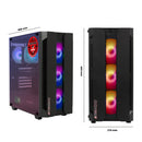 ScreenON - Gaming Set - X105128 - V2 (GamePC.X105128 + 27 Inch Monitor + Toetsenbord + Muis)