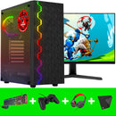 ScreenON - Gaming Set - K1 - Intel Core i3 - 240GB M.2 SSD - UHD Graphics 630 - (GamePC + 24 Inch Monitor + Toetsenbord + Muis)