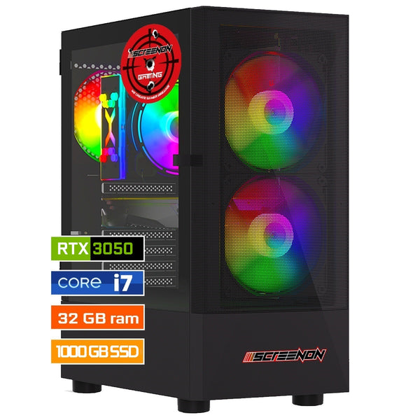 ScreenON - Intel Core i7 - 1024GB SSD - 32GB RAM - RTX 3050 - GamePC.V920235 - Windows 11