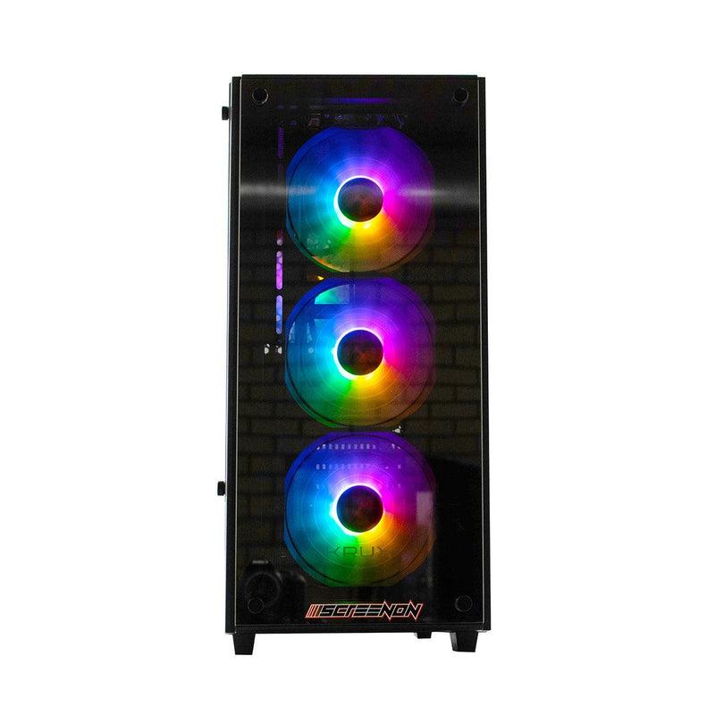 AMD Ryzen 5 3600 Allround Game Computer / Gaming PC - GeForce GTX 1050 Ti 4GB - 16GB RAM - 240GB SSD - 1TB HDD - ScreenOn