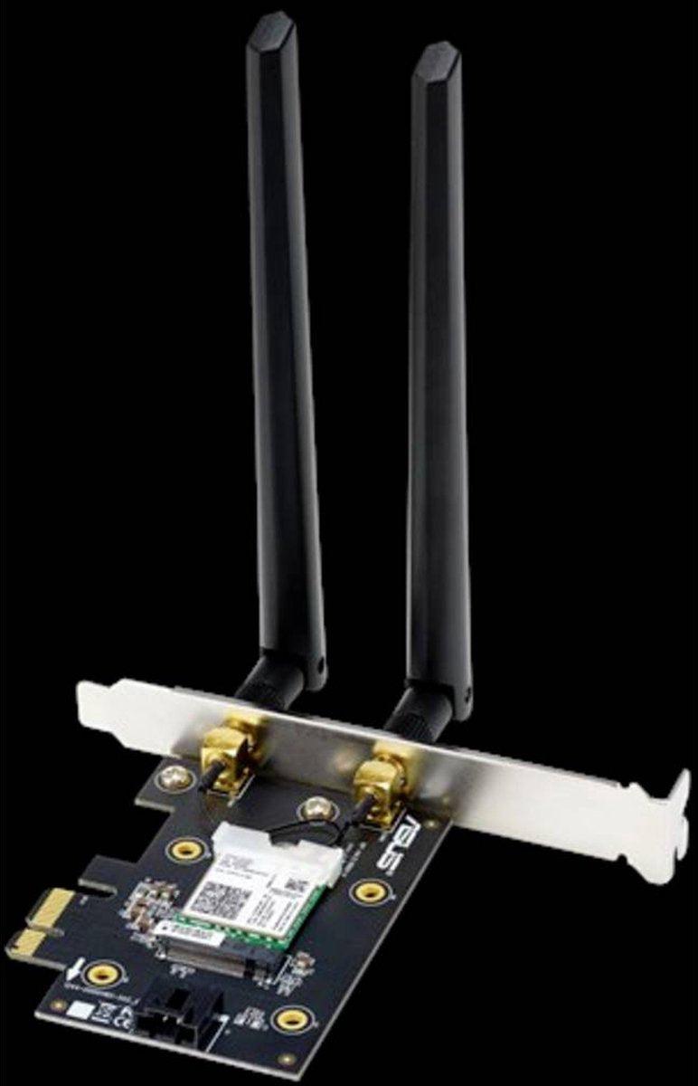 ASUS PCE-AX3000 - Draadloze netwerkadapter - Wifi 6 - Bluetooth - 3000 Mbps - ScreenOn