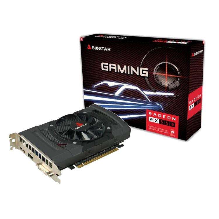 Biostar Radeon RX550 AMD Radeon RX 550 4GB GDDR5 - ScreenOn