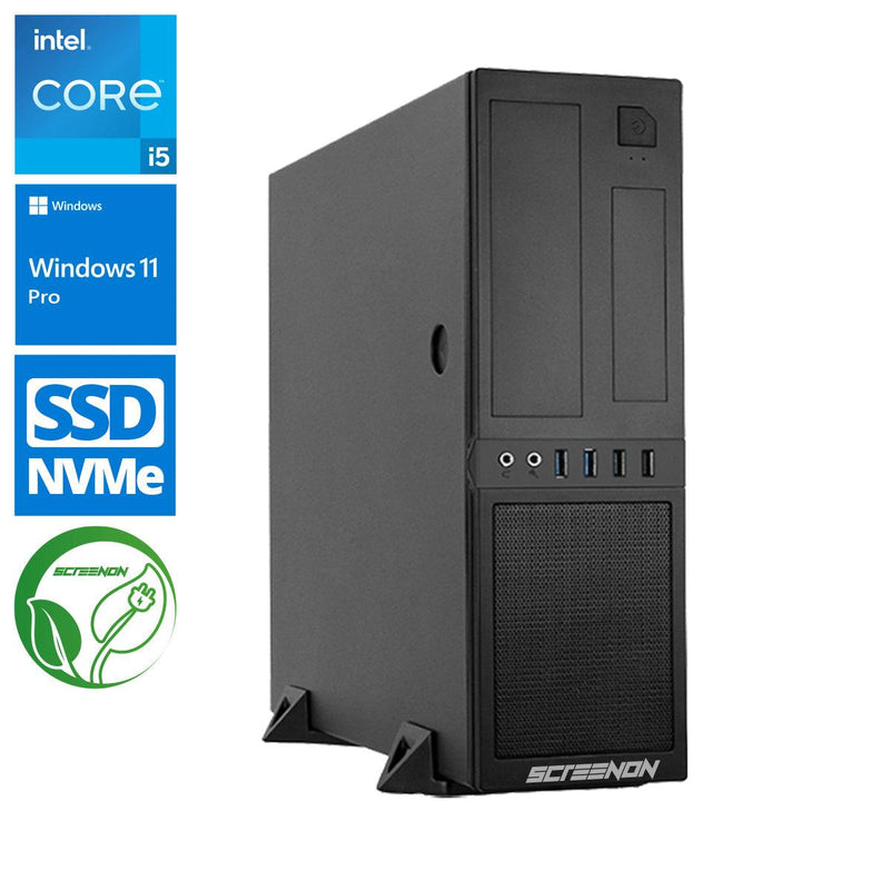Intel Compleet PC | Intel Core i5 | 16 GB DDR4 | 1 TB SSD - NVMe | Windows 11 Pro - ScreenOn