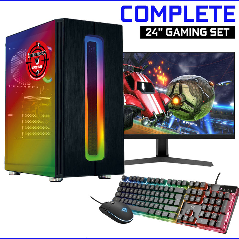 ScreenON - Gaming Set - X250128 - V1 (GamePC.X250128 + 24 Inch Monitor + Toetsenbord + Muis)