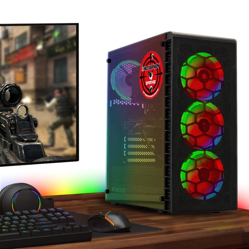 ScreenON - DESTROYER Game PC - Intel Core i5, GeForce RTX 2060, 16GB, 512GB NVME SSD, Windows 11 - ScreenOn