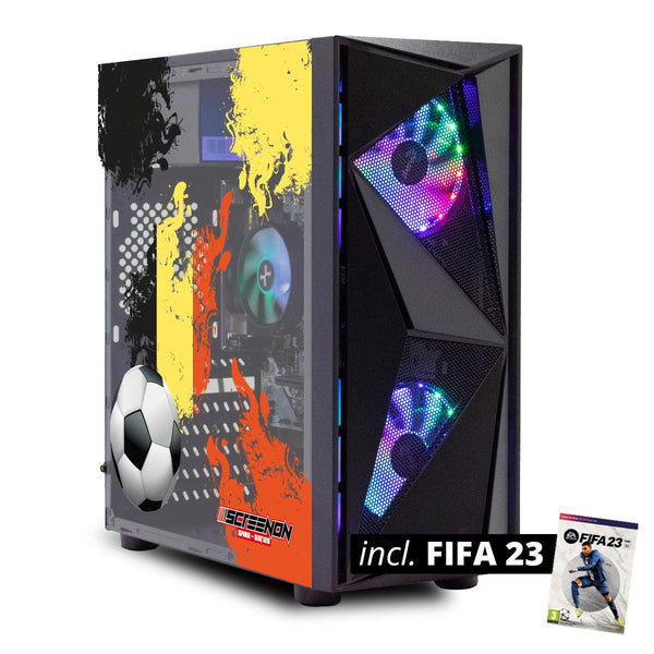 ScreenON - FIFA 23 Gaming PC + gratis FIFA 23 game cadeau - België edition - GamePC.FF23-V11050 - Ryzen 5 - 240GB M.2 SSD - GTX 1650 - WiFi + Game controller - ScreenOn