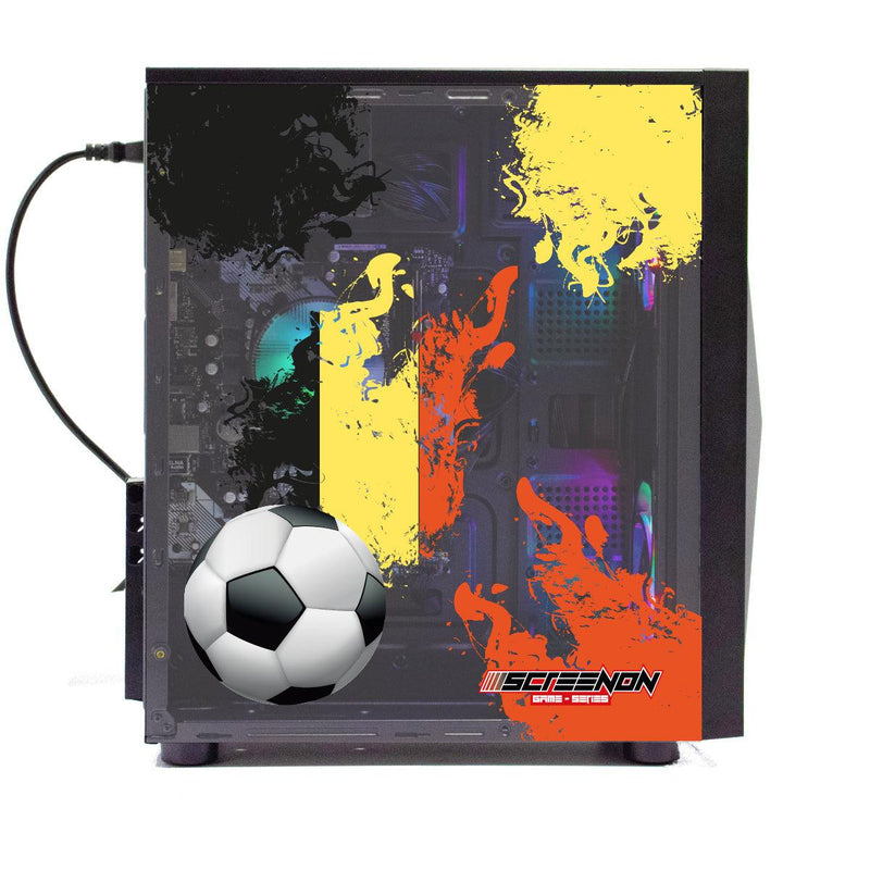 ScreenON - FIFA 23 Gaming PC Set + gratis FIFA 23 game cadeau – België edition - (GamePC.FF23-V1105027 + 27 Inch Monitor + Toetsenbord + Muis + Game controller) - ScreenOn