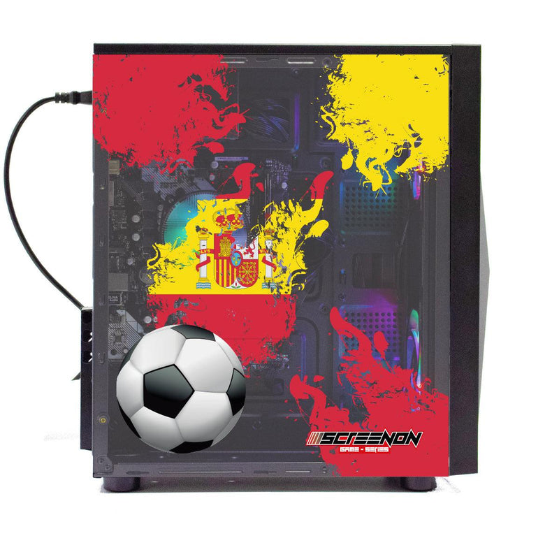 ScreenON - FIFA 23 Gaming PC Set + gratis FIFA 23 game cadeau – Spanje edition - (GamePC.FF23-V1104027 + 27 Inch Monitor + Toetsenbord + Muis + Game controller) - ScreenOn
