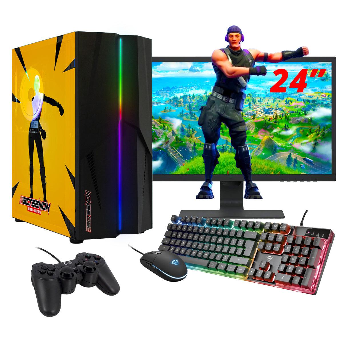 ScreenOn NL - Gaming PC SET | AMD Ryzen 5 | GTX 1650 | RAM 16GB | SSD
