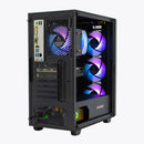 ScreenON - Racing Gaming Set + Aston Martin Flag - F4225024 - (GamePC.F12050 + 24 Inch Monitor + Toetsenbord + Muis + Controller + Gratis Aston Martin Flag) - ScreenOn