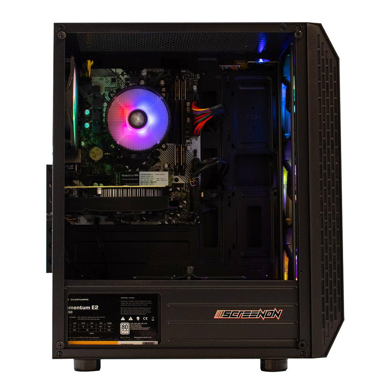 ScreenON - Ryzen 5 - 240GB M.2 SSD + 1TB HDD - GTX 1630 4GB - Allround GamePC - WiFi - ScreenOn